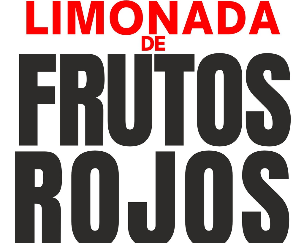 LIMONADA*FRUTOS*ROJO