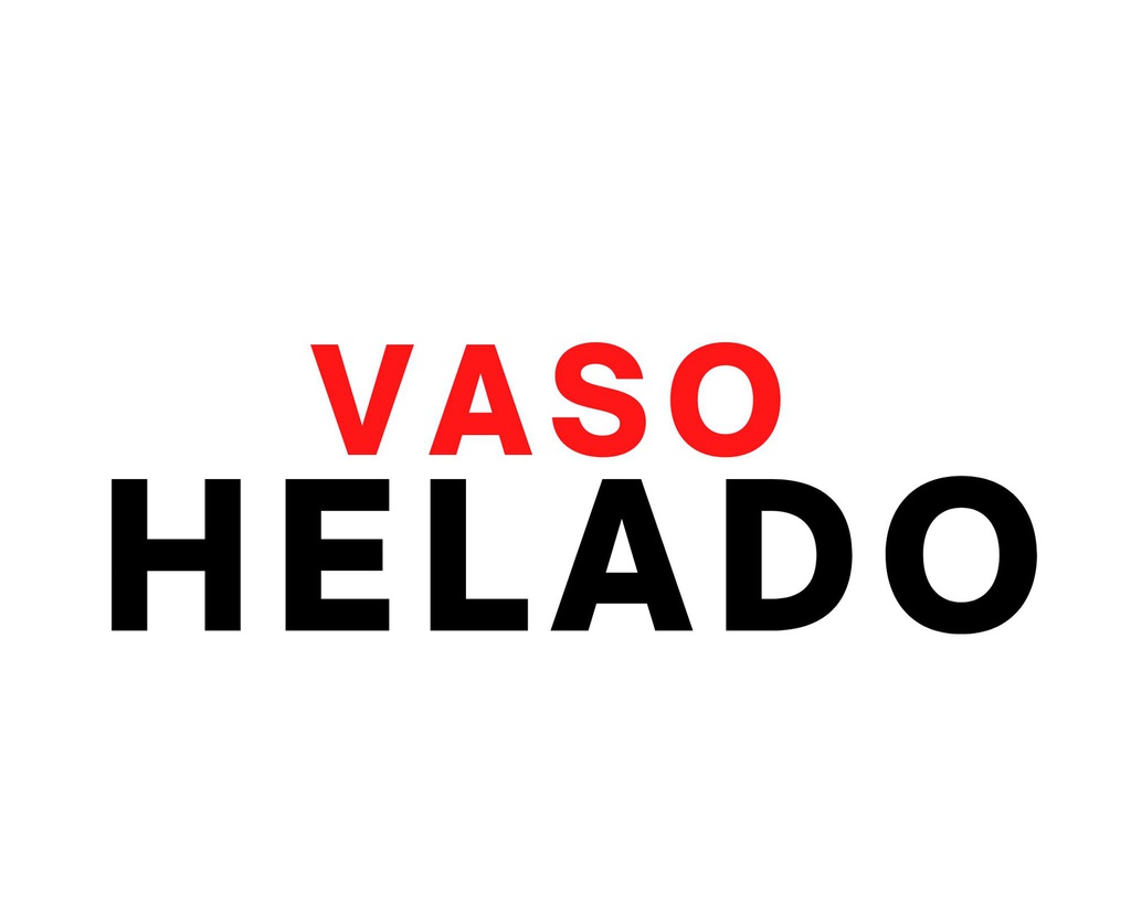 Vaso de Helado